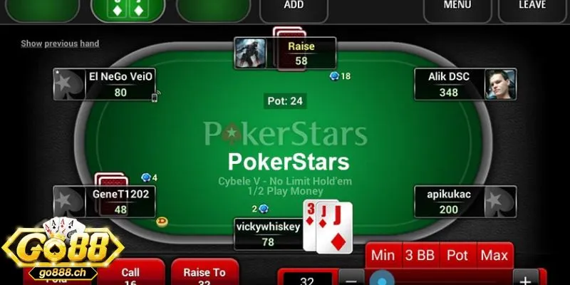 Các biến thể phổ biến của bài Poker online tại Go88