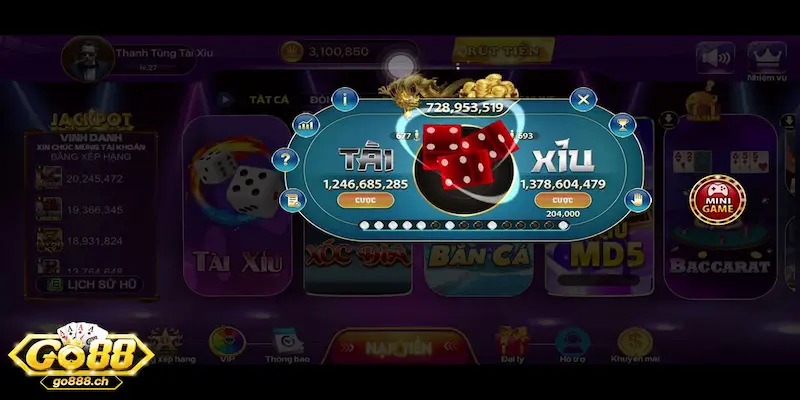 Các loại cược phổ biến và hot trong Tài Xỉu online