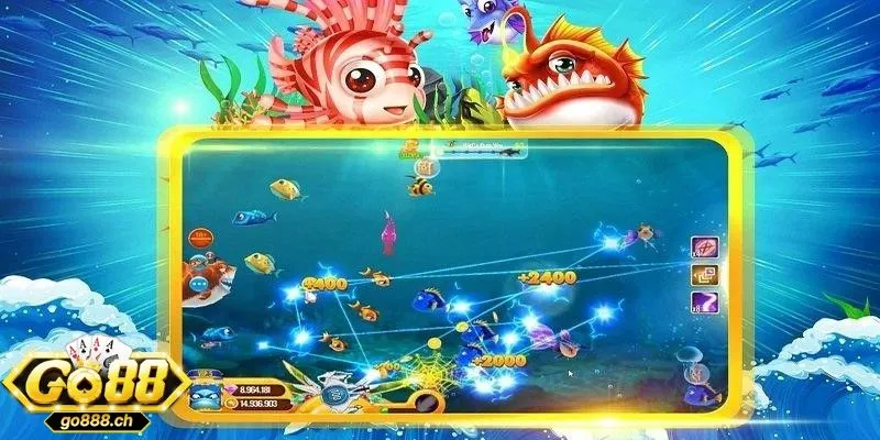 Sự kết hợp hoàn hảo giữa đồ họa và âm thanhcủa bắn cá New88